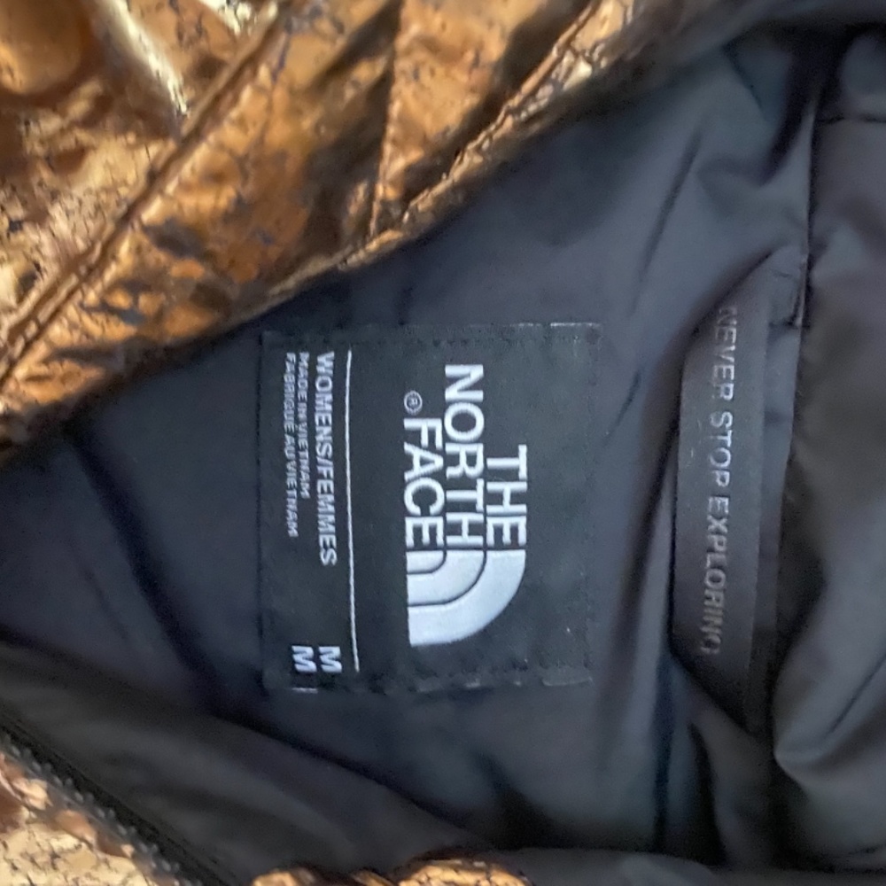 The North Face Women's Sz. M Harway Insulated Parka Jacket Metallic - Picture 6 of 6